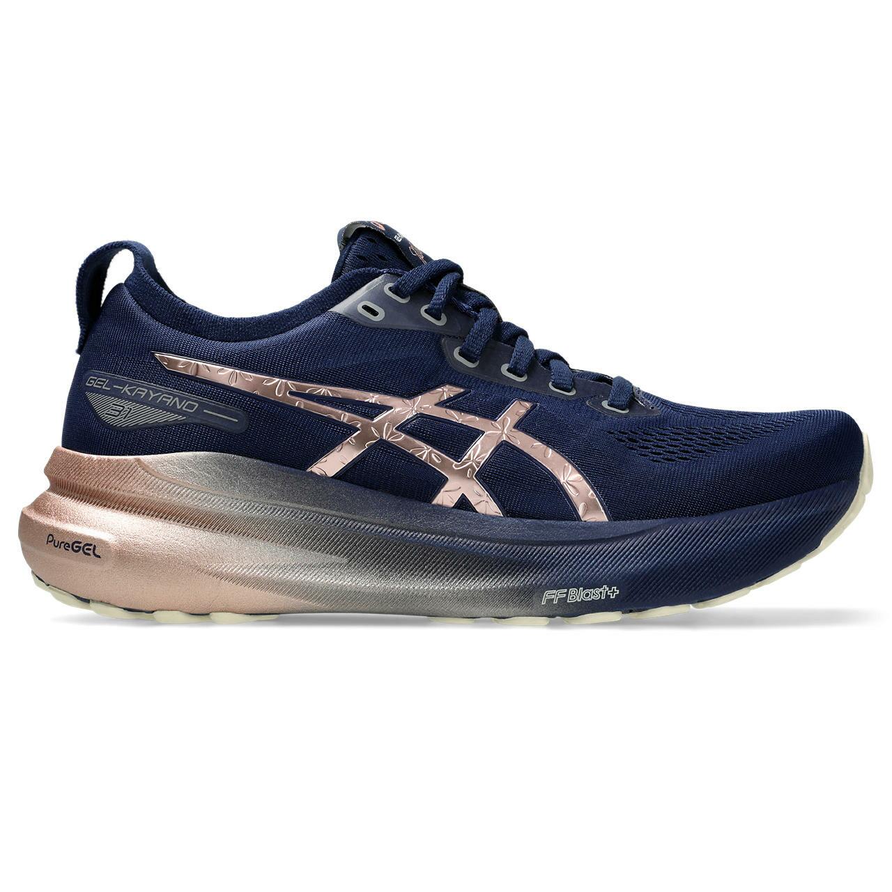 Comprar Tênis Asics Gel Kayano 31 Platinum - Feminino - Azul Marinho e ...