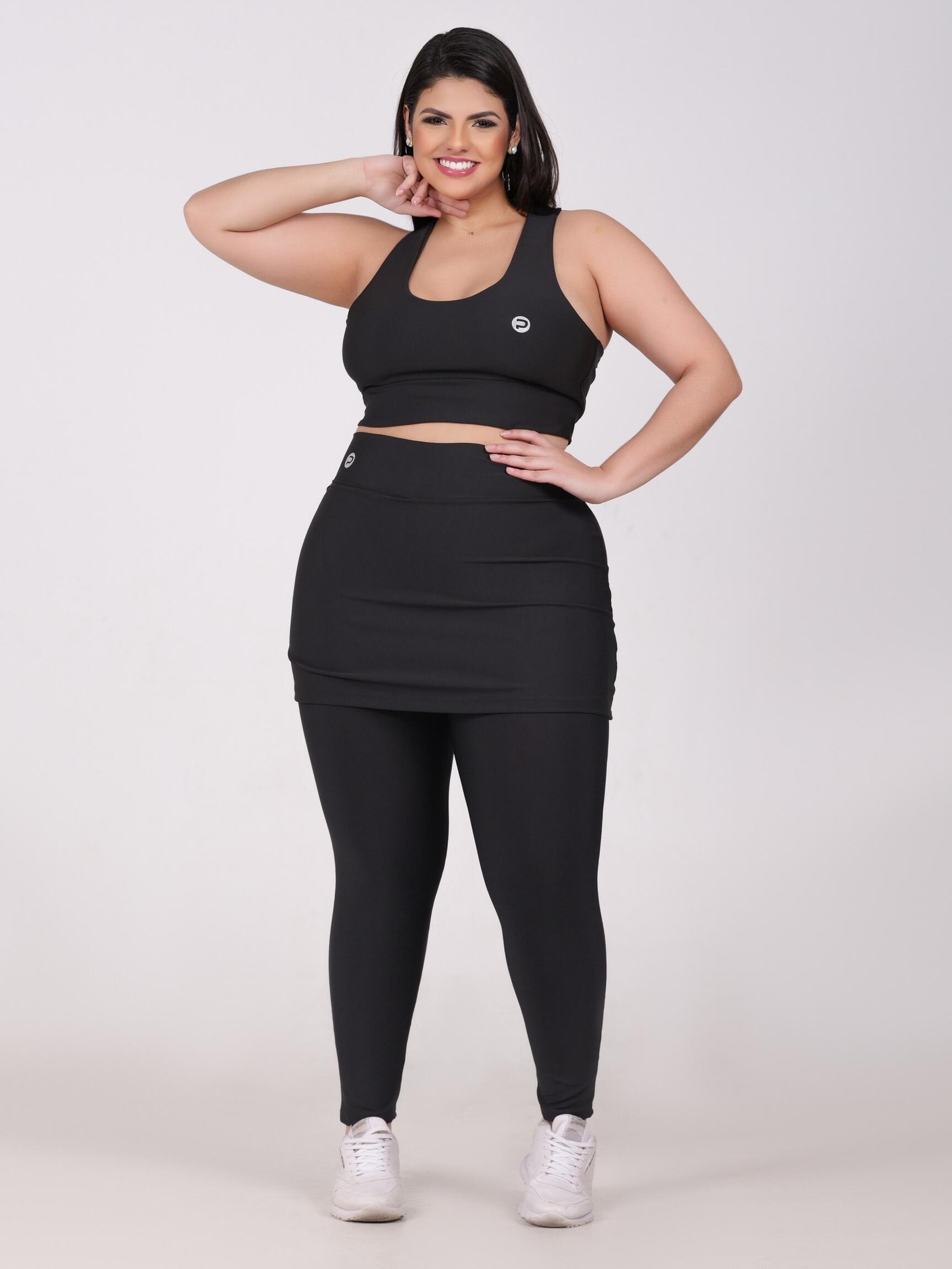 Soraya Vegan Legging Set- Black