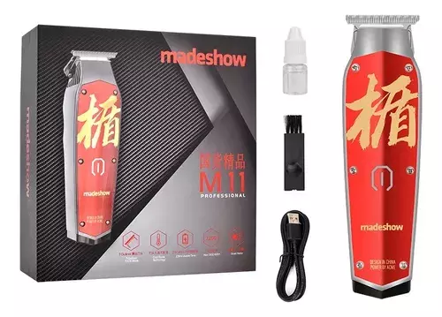 madeshow M11 トリマー ブラック・ホワイト・レッド 1台 Comprar Máquina de Acabamento Madeshow M11 RED Cordless Bivolt - a