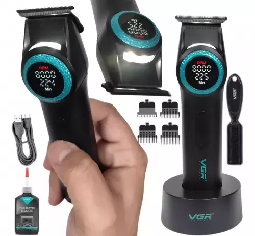 Comprar Máquina De Acabamento Profissional Black Vgr V-977 - a