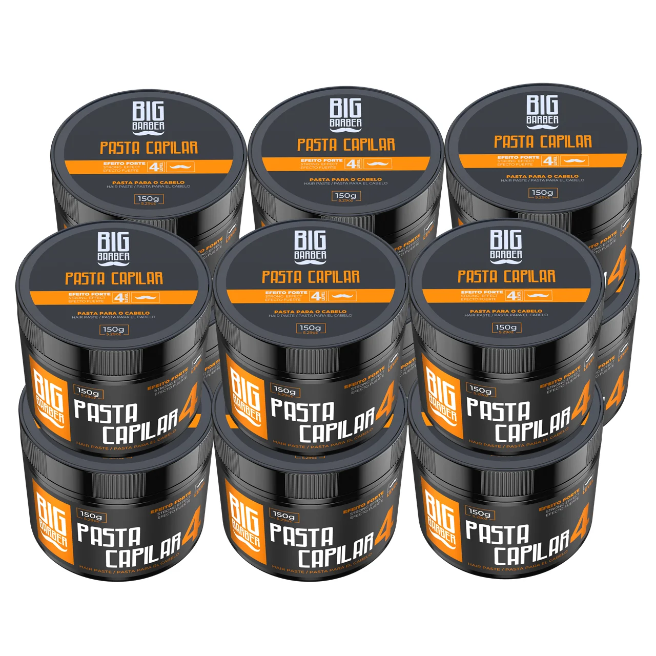 Comprar Pasta Capilar Big Barber 150g Level 4 Efeito Forte Caixa