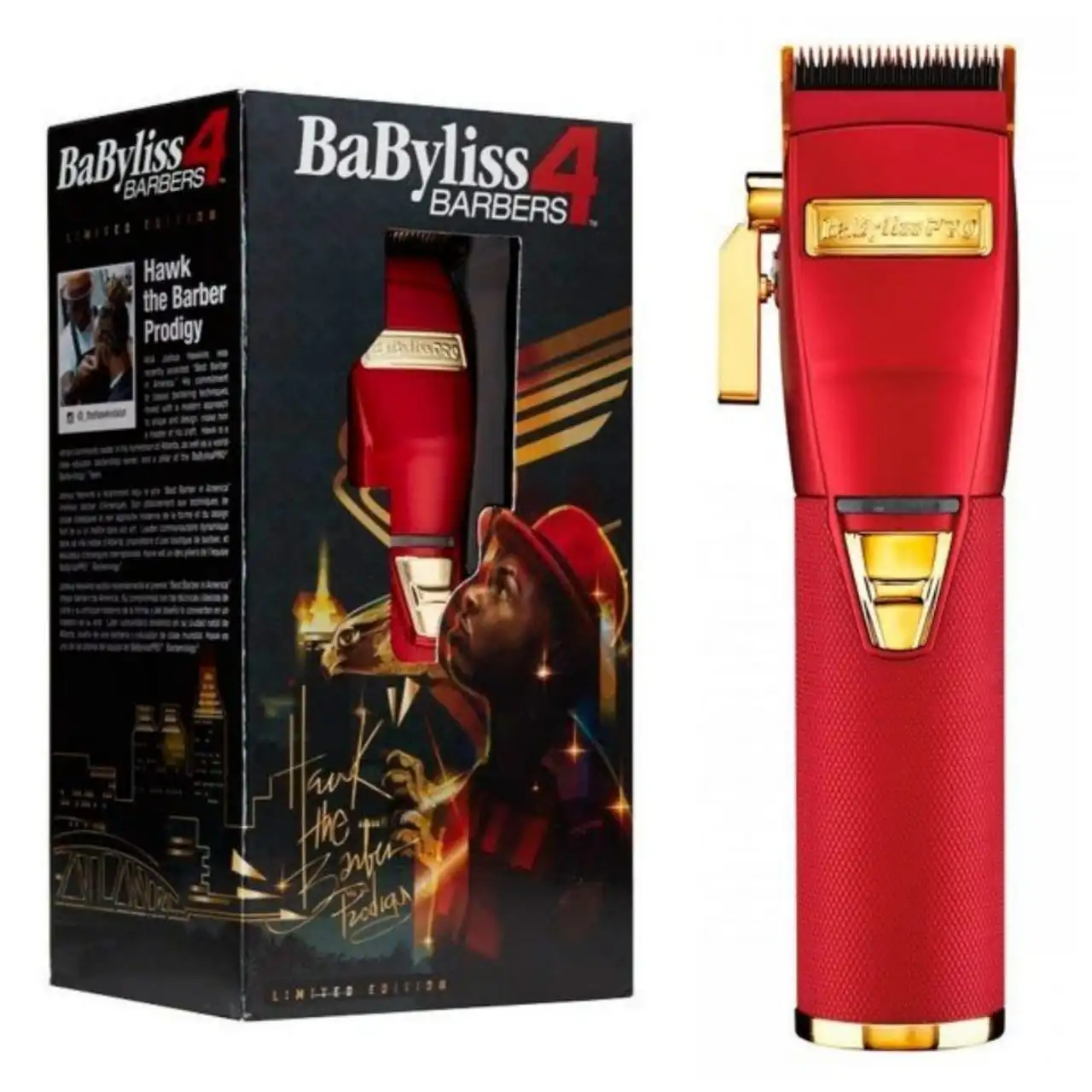 Comprar Máquina De Corte Babyliss Pro Red Fx Cordless - Limited
