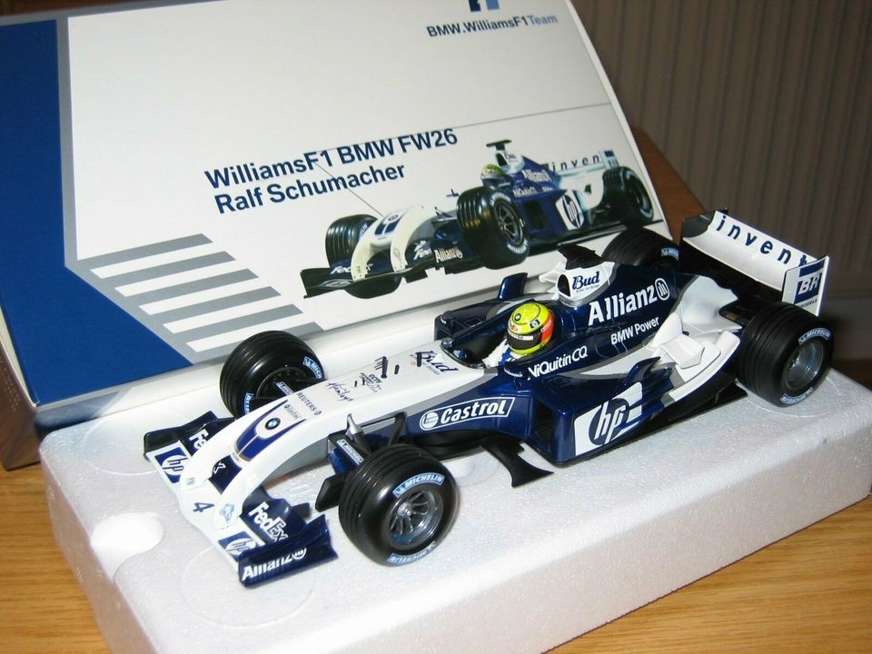 Comprar F1 WILLIANS BMW 2004 FW26 RALF SHUMACHER 1:18 - Minicar
