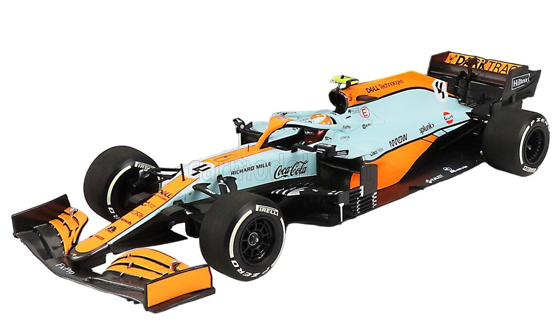MINICHAMPS 1/18 マクラーレン MCL35M モナコ2021 Comprar F1 Mclaren Lando Noris Monaco 2021 1/18 Miniatura