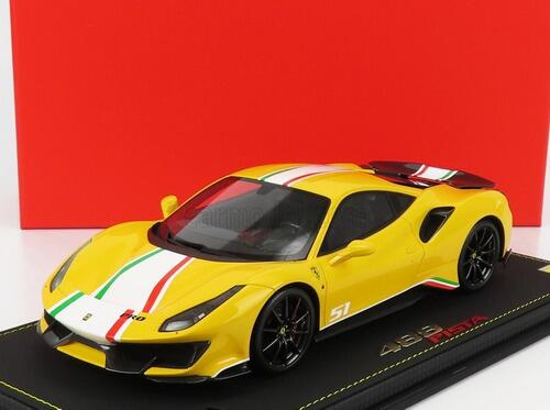 Comprar Ferrari 488 Pista Piloti 1/18 Amarela BBR - a partir de R