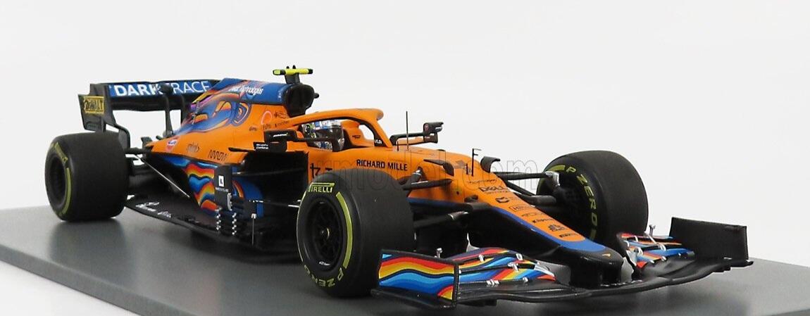Comprar F1 Mclaren 2021 Lando Noris Abu Dhabi 1/18 Spark - a