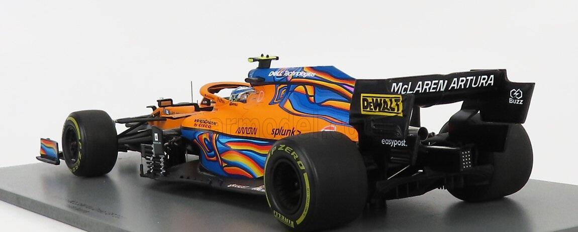 Comprar F1 Mclaren 2021 Lando Noris Abu Dhabi 1/18 Spark - a