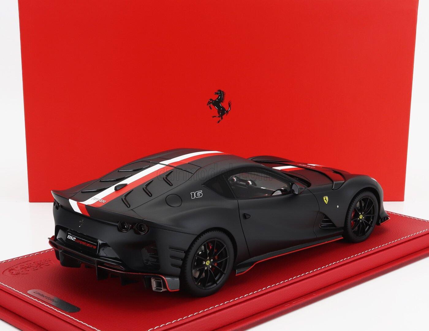 Ferrari 812 Competizione ミニカー 1/18 BBR Comprar Ferrari 812 Competizione Livery Monaco Preta 1/18 BBR - a