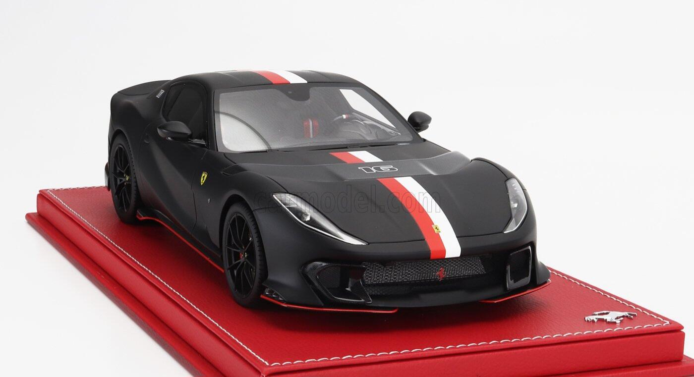 Comprar Ferrari 812 Competizione Livery Monaco Preta 1/18 BBR - a