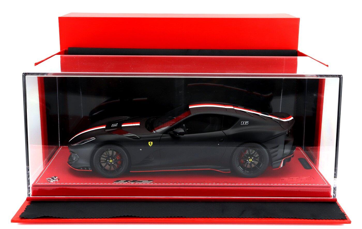 Comprar Ferrari 812 Competizione Livery Monaco Preta 1/18 BBR - a