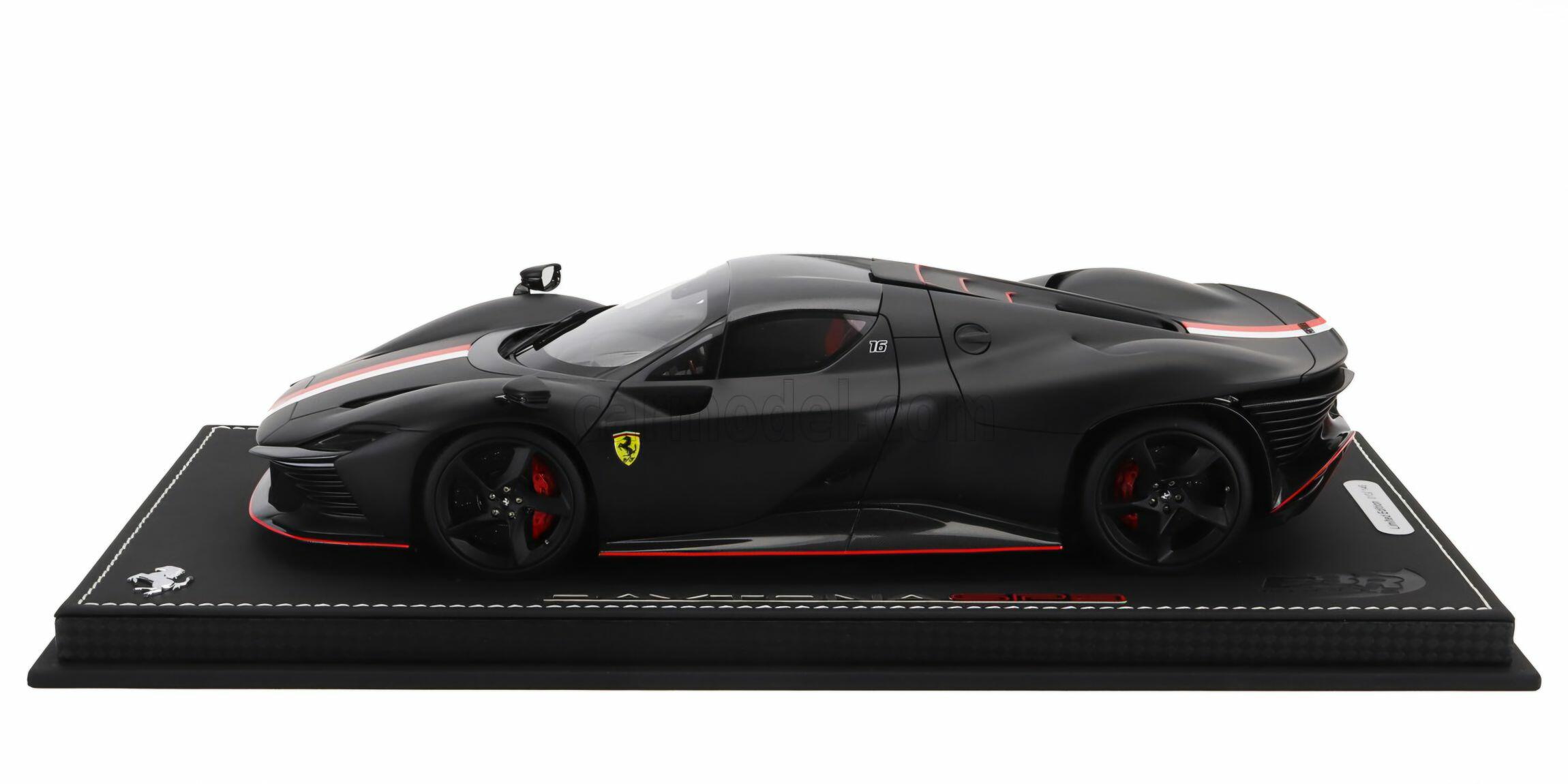 Comprar Ferrari Daytona SP3 Charles Leclerc Preta 1/18 BBR