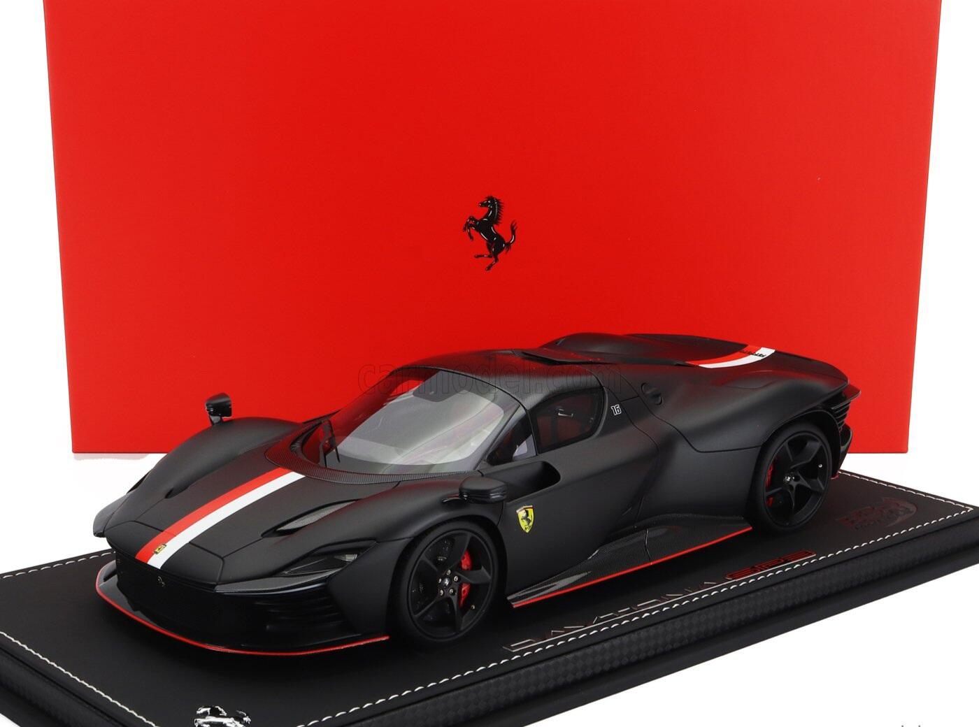 Comprar Ferrari Daytona SP3 Charles Leclerc Preta 1/18 BBR
