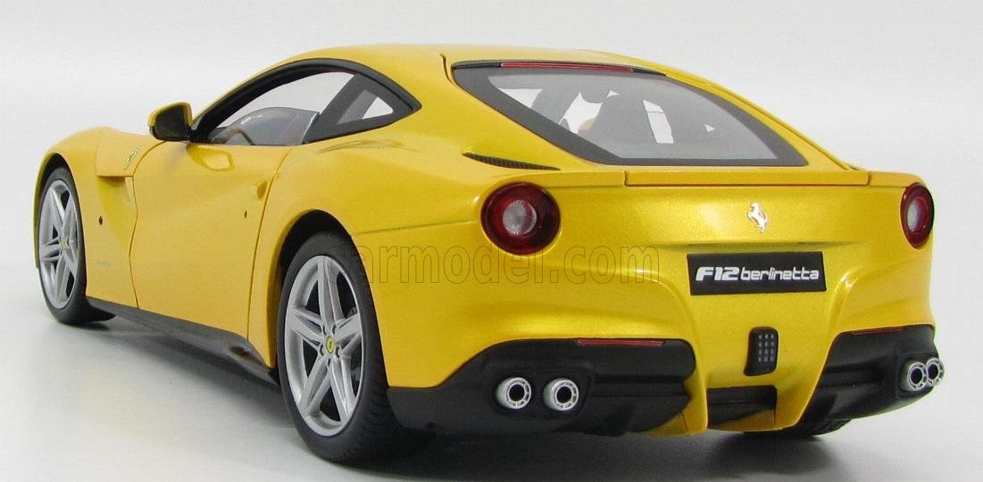 ホットウィールエリート .1/18フェラーリ F12ベルリネッタ イエロー