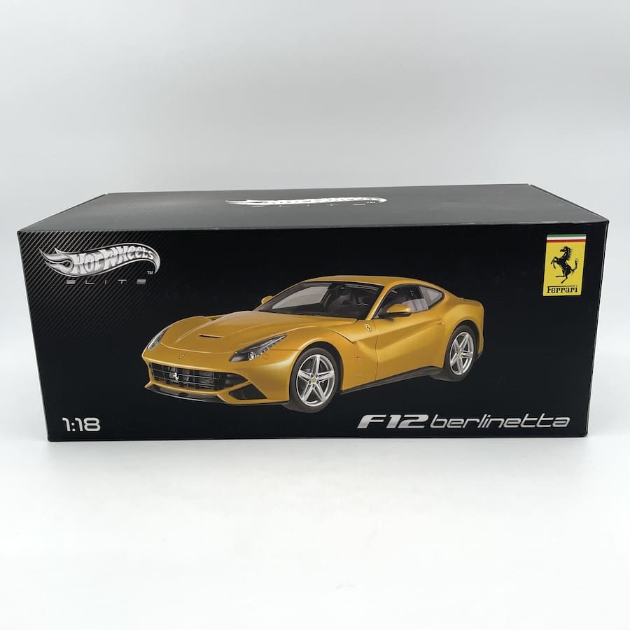 Comprar Ferrari F12 Berlineta Amarela 1/18 Hotwheels Elite