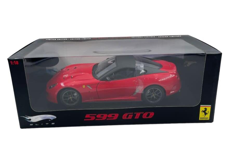 Comprar Ferrari 599 GTO Vermelha 1/18 Hotwheels Elite Miniatura