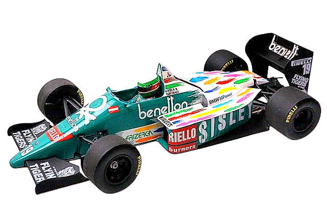 1/18 ミニチャンプス ベネトン BMW B186 1986 G.ベルガー Comprar Benetton BMW B186 Gerhard Berger 1986 1/18 Miniatura BMW
