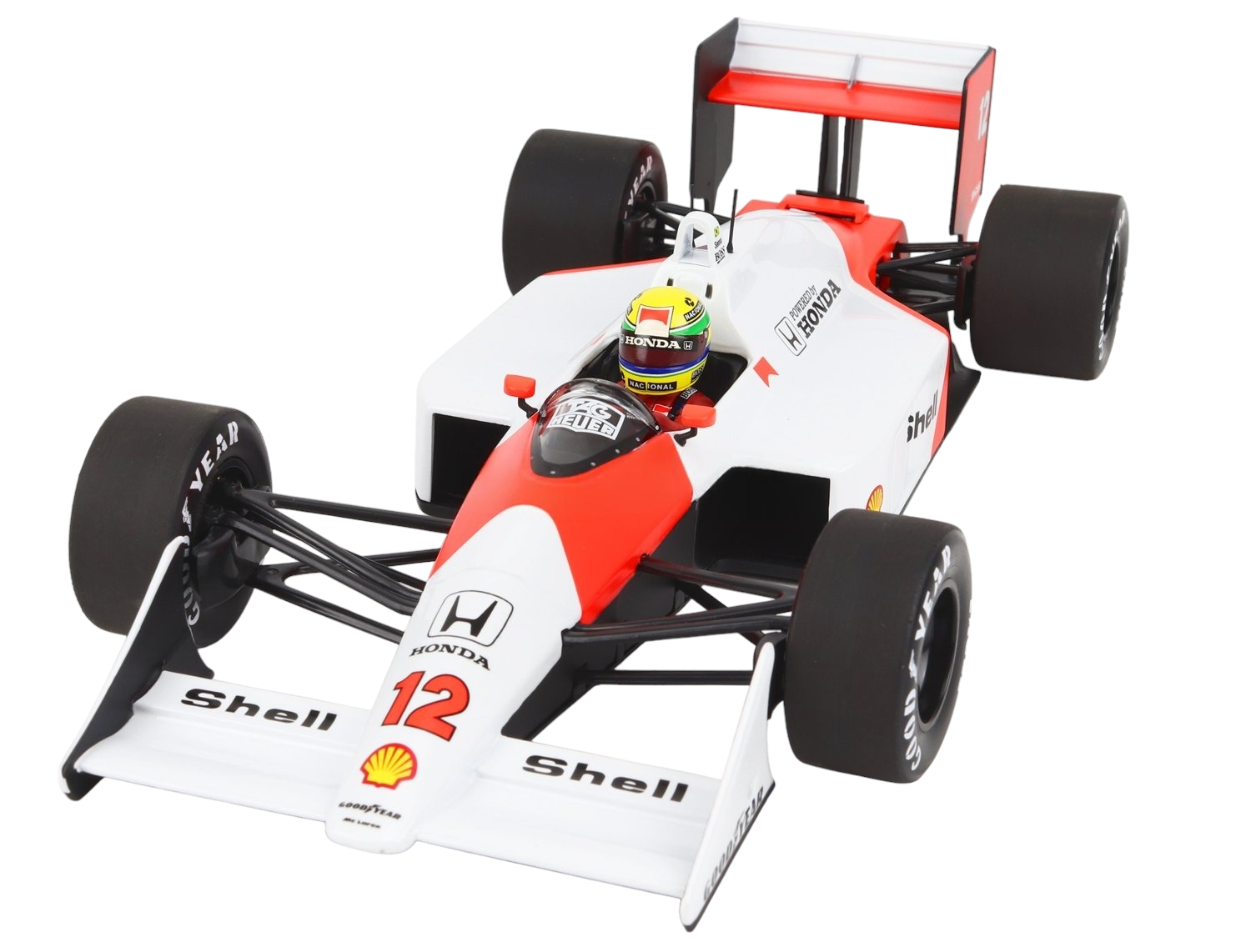 Comprar Mclaren MP4-4 Ayrton Senna 1988 1/18 Miniatura Minichamps