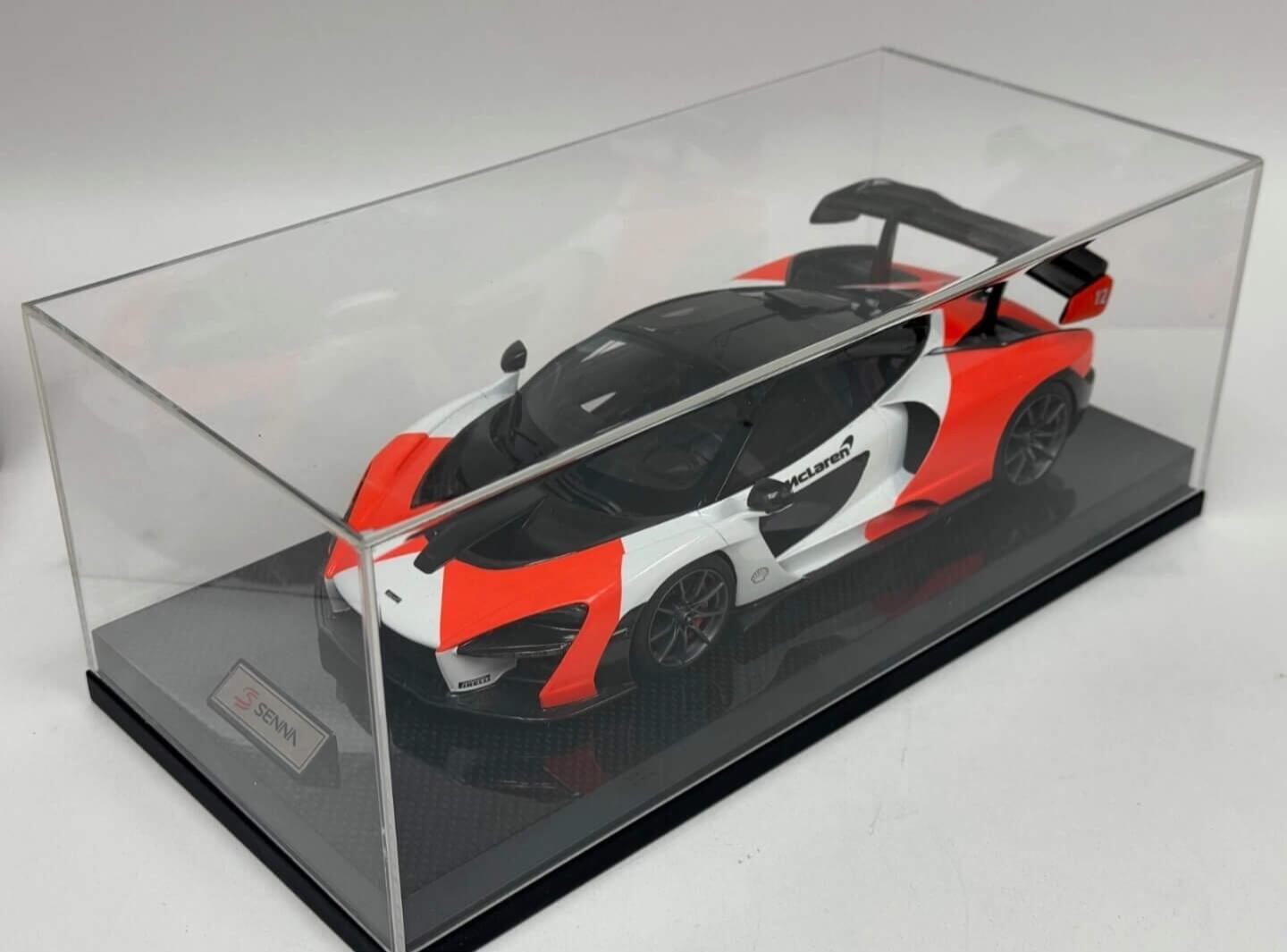 ミニカー 1/18 MINICHAMPS  M1LM1980 Marlboro Comprar Mclaren Ayrton Senna Marlboro Branca/Vermelha 1/18 AB