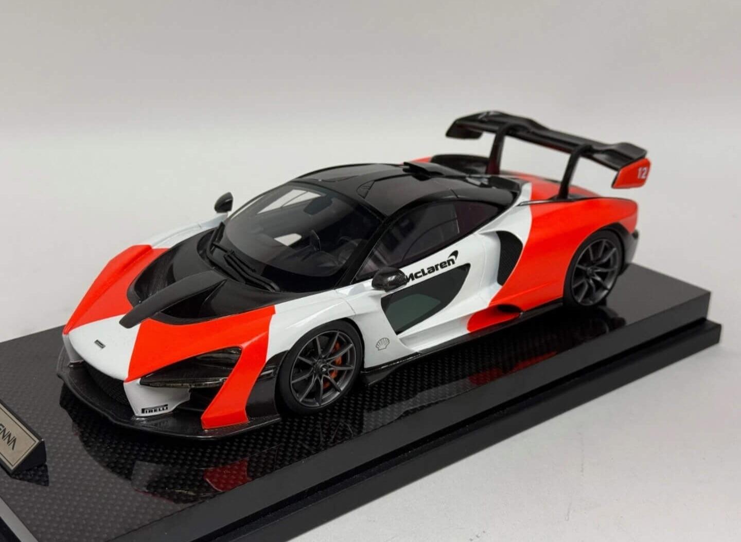 Comprar Mclaren Ayrton Senna Marlboro Branca/Vermelha 1/18 AB