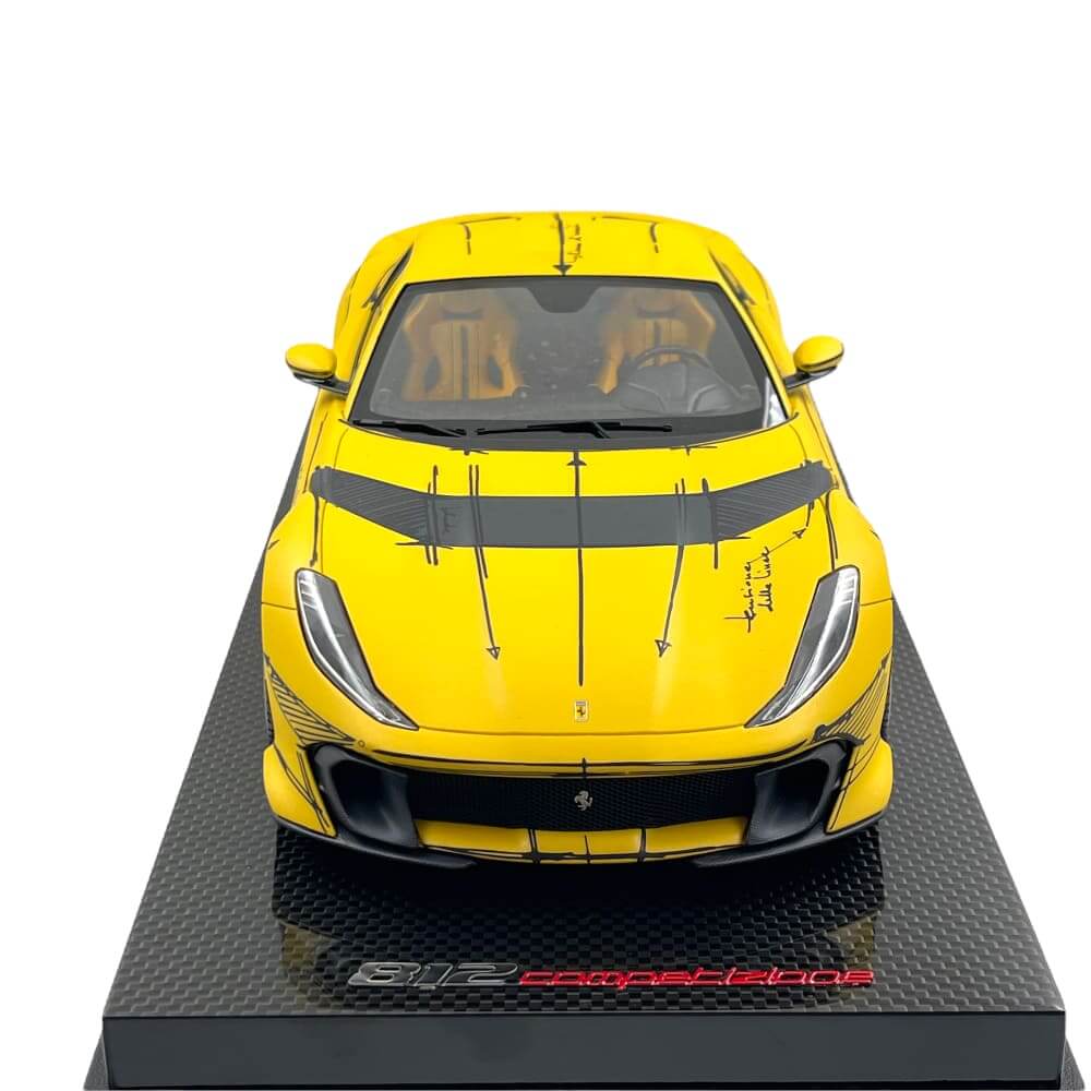 Comprar Ferrari 812 Competizione Tailor Made Amarela 1/18 MR - a