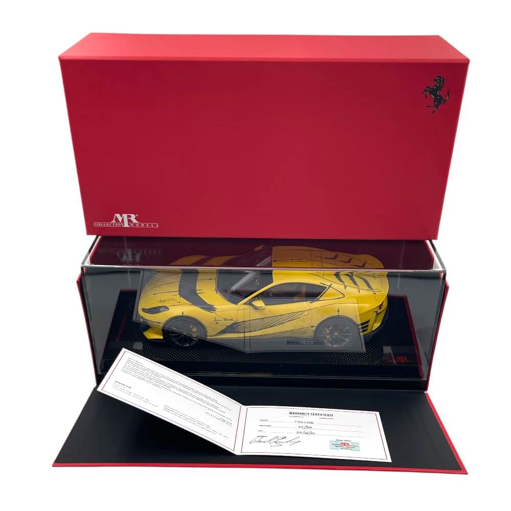Comprar Ferrari 812 Competizione Tailor Made Amarela 1/18 MR - a