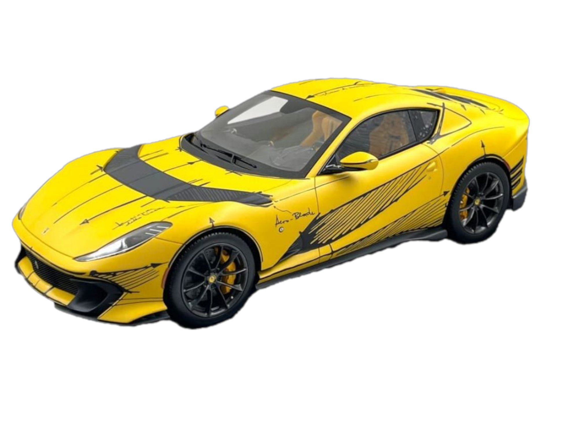 ミニカー Ferrari 812 Competizione Comprar Ferrari 812 Competizione Tailor Made Amarela 1/18 MR - a