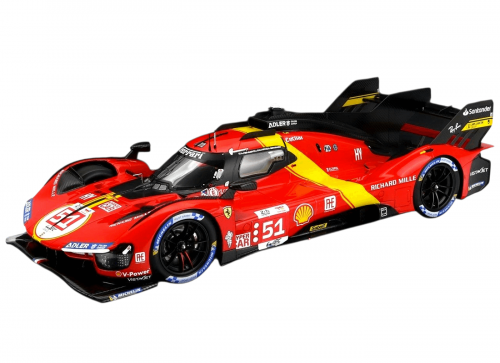Comprar Ferrari Hypercar Le Mans Vermelha #51 1/18 Looksmart