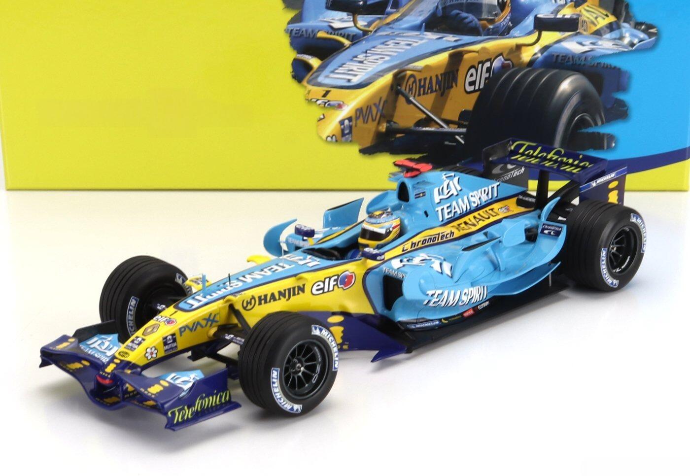 ミニカー F1 Comprar F1 Renault R26 F. Alonso GP Brasil 2006 1:18 Minichamps