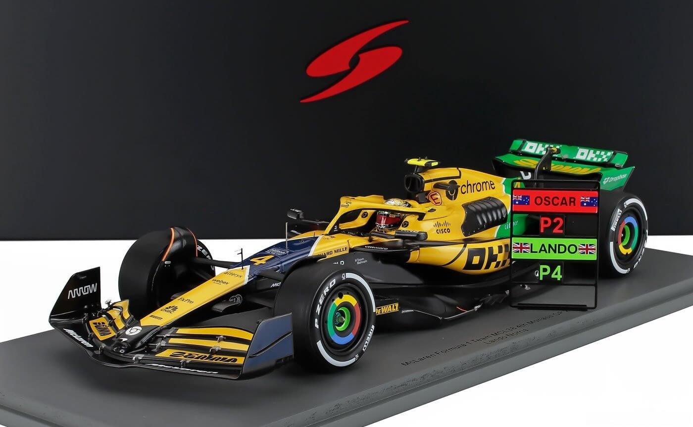Comprar F1 Mclaren MCL38 Lando Norris #4 GP Monaco 2024 1/18 Spark