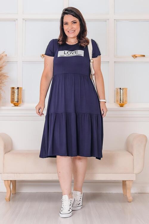 【CPC-LSF】杏 Comprar 9511 Vestido Midi Comfy - La seve Confeccoes Ltda