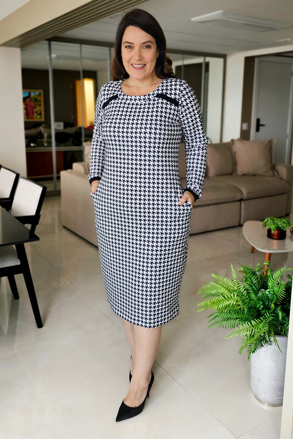 Vestido Midi Comprar Vestido Social Vestido Tubinho Vestido Plus