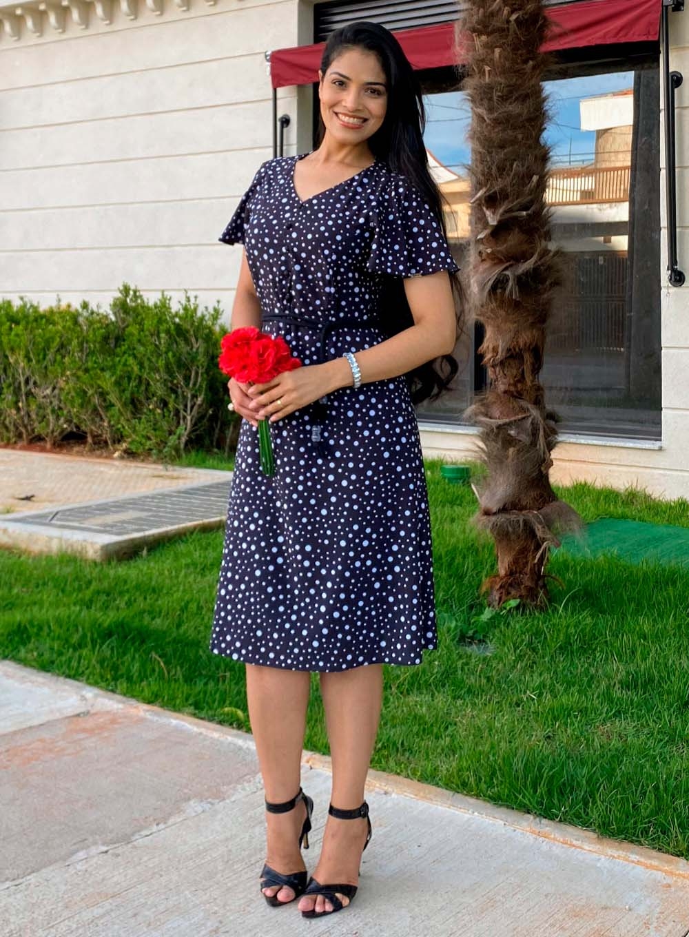 Manga Gode Vestido De Seda Com Manga Vestido Godê Vestidos De