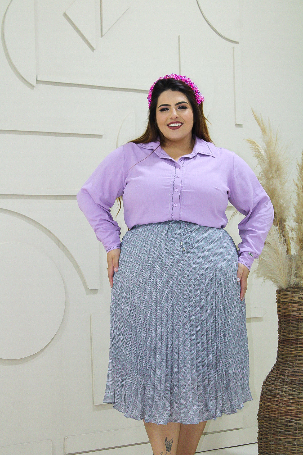 Comprar 9803 Saia Plissada La seve Confeccoes Ltda