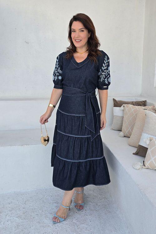 Comprar 5197 Vestido Jeans com Marias - La seve Confeccoes Ltda