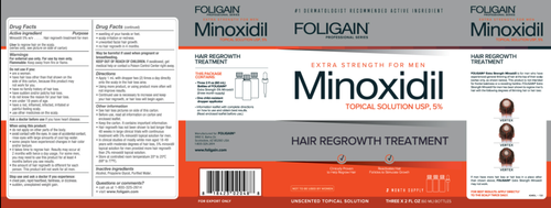 FOLIGAIN Minoxidil 5% Barba e Cabelo - 6 Meses