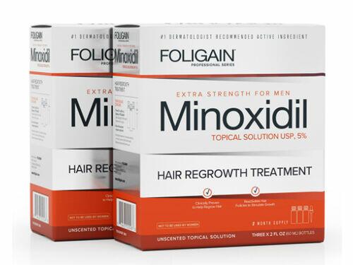 FOLIGAIN Minoxidil 5% Barba e Cabelo - 6 Meses