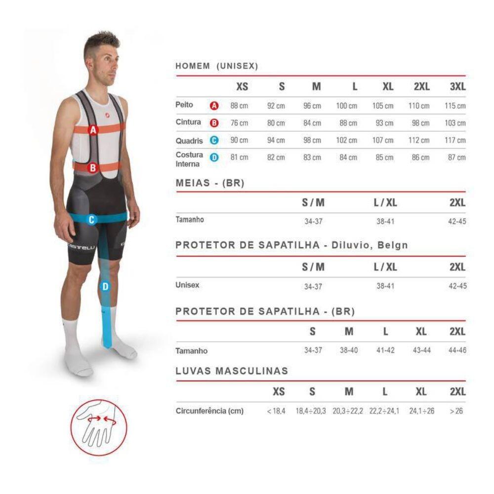 Comprar JAQUETA MASCULINO CASTELLI MORTIROLO 6S - a partir de R