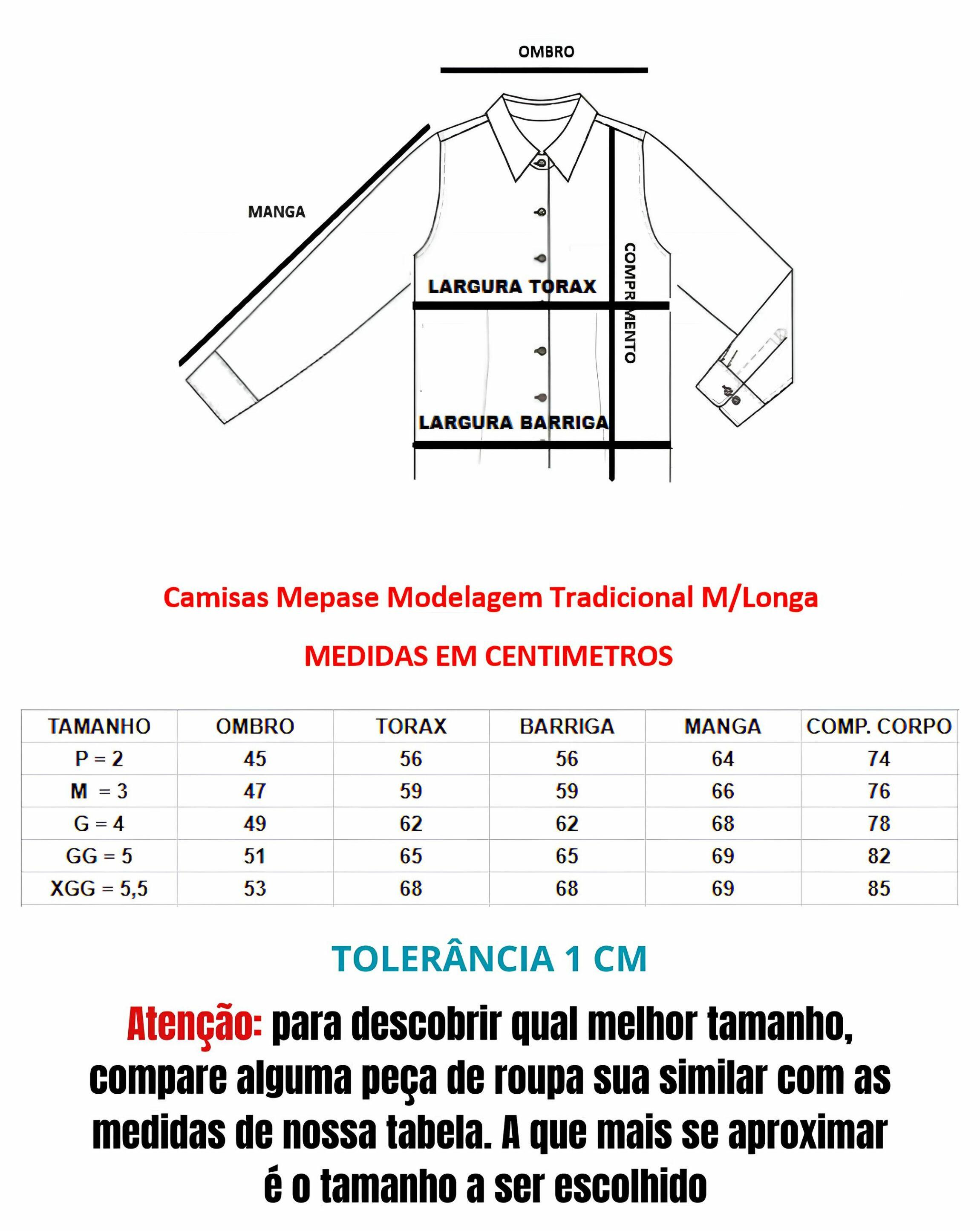 Comprar Camisa Masculina 100% Algodão Fio 50 Mepase