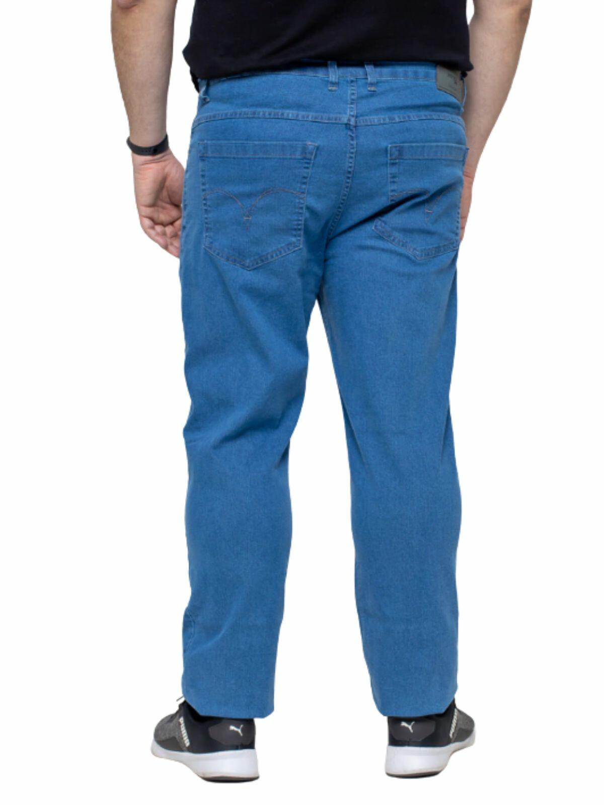 Comprar Calça Jeans Masculina Plus Size Shyro's Azul Destroyed