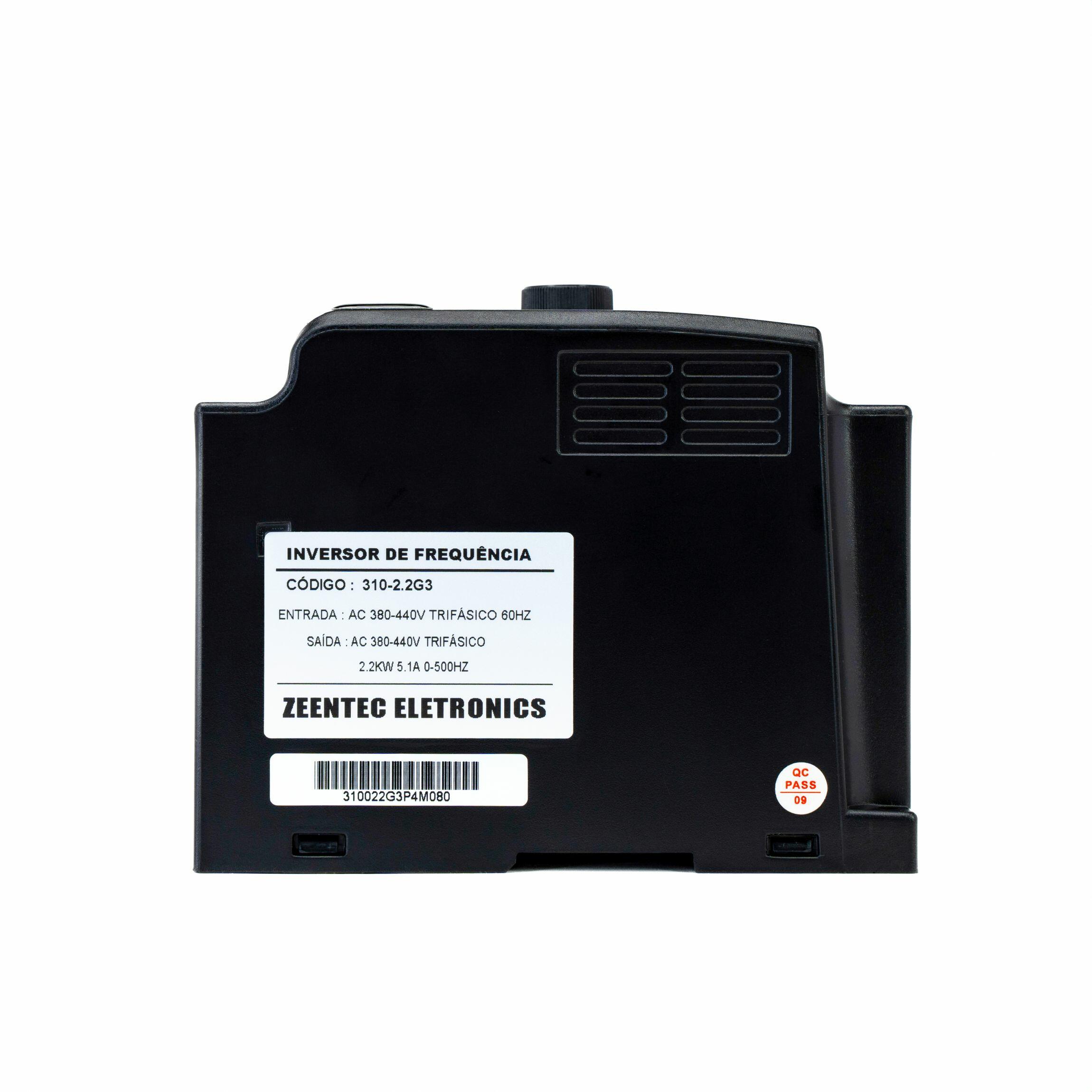 Comprar INVERSOR DE FREQUÊNCIA 3CV 2,2KW 380V 5.9A TRIFÁSICO