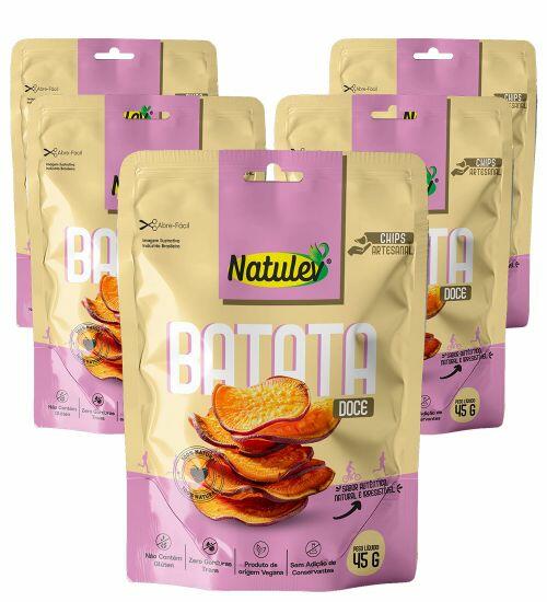 Comprar KIT 5 Snack Natural de 45g Batata Doce - a partir de R$30,39