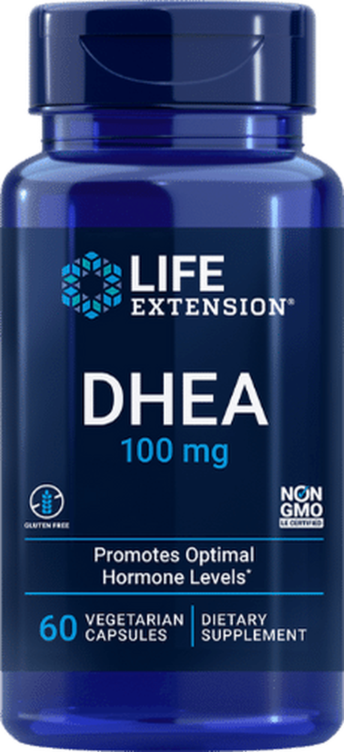 DHEA 100mg - Life Extension - 60 cápsulas - R$199
