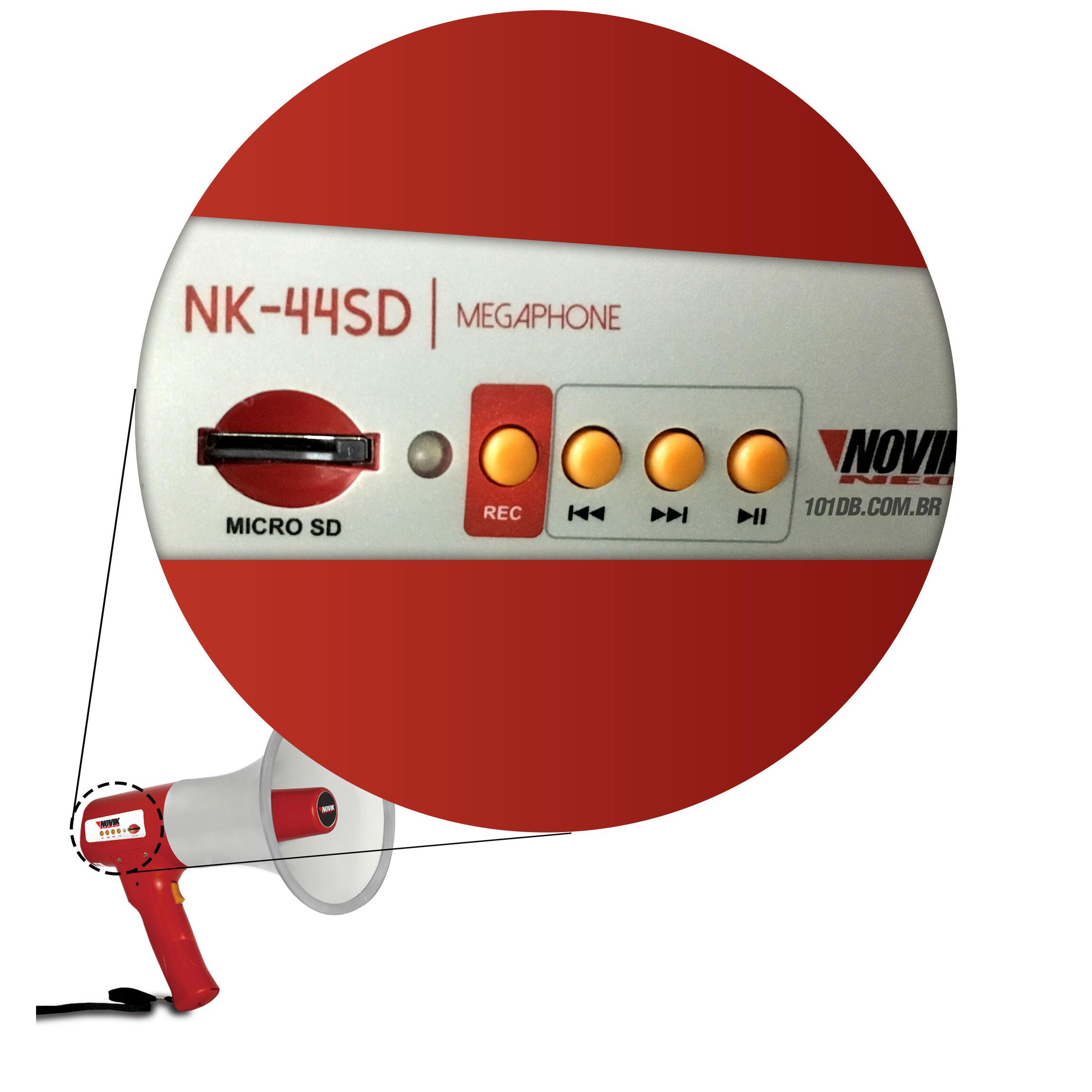 Comprar Megafone com Sirene Novik Neo NK 44SD