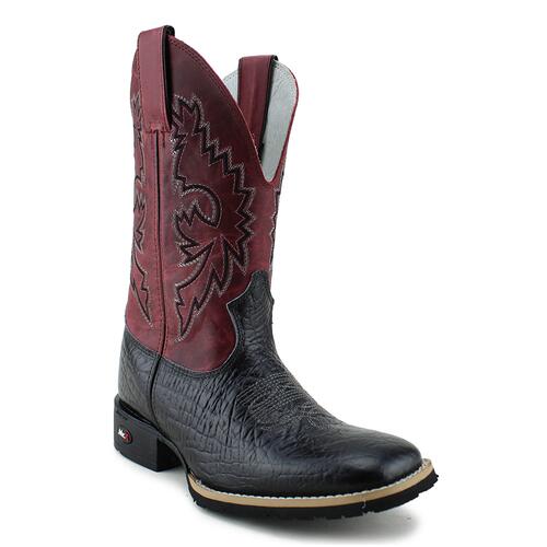 Westone W60 Dark Led limited /黒メタリックレッド Comprar Bota Mr. West Preta Cabeça Cano Fóssil Bordo - Flex M.W 201