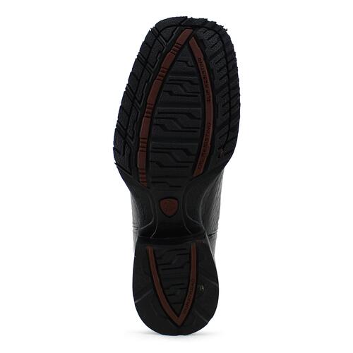 Comprar Bota Mr. West Preta Cabeça Cano Fóssil Bordo - Flex M.W 201