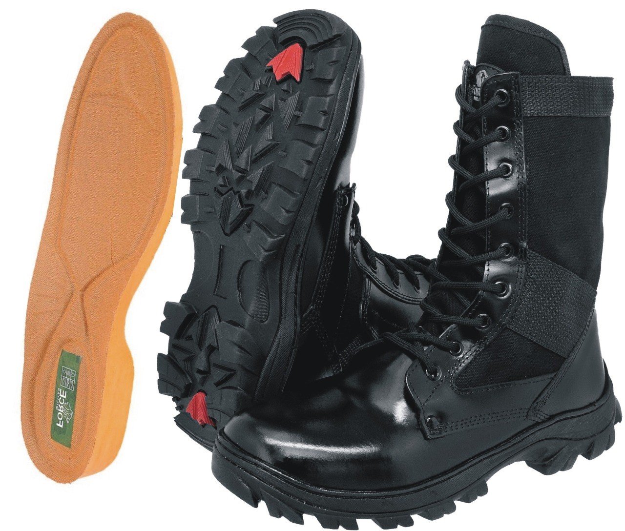 Comprar Coturno Couro/Lona Force Troller Preto