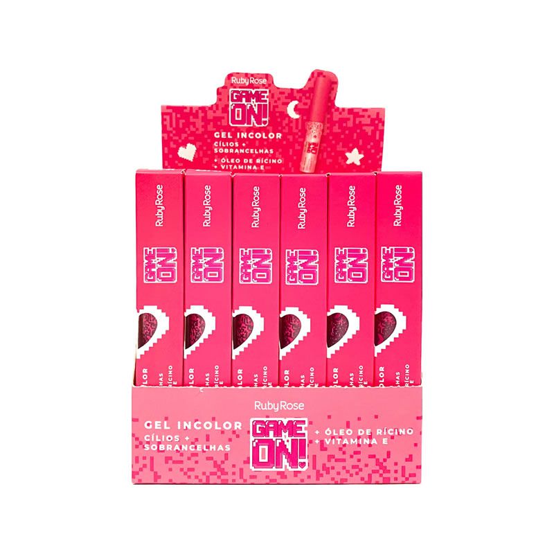 Comprar BOX - GEL INCOLOR CÍLIOS E SOBRANCELHAS GAME ON RUBY ROSE
