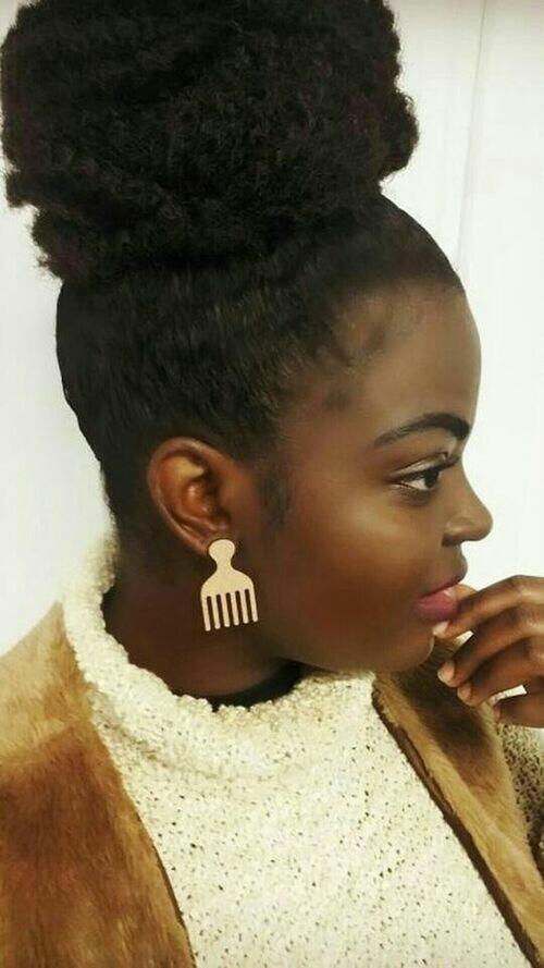 Brinco Pente Garfo Afro Pino MDF