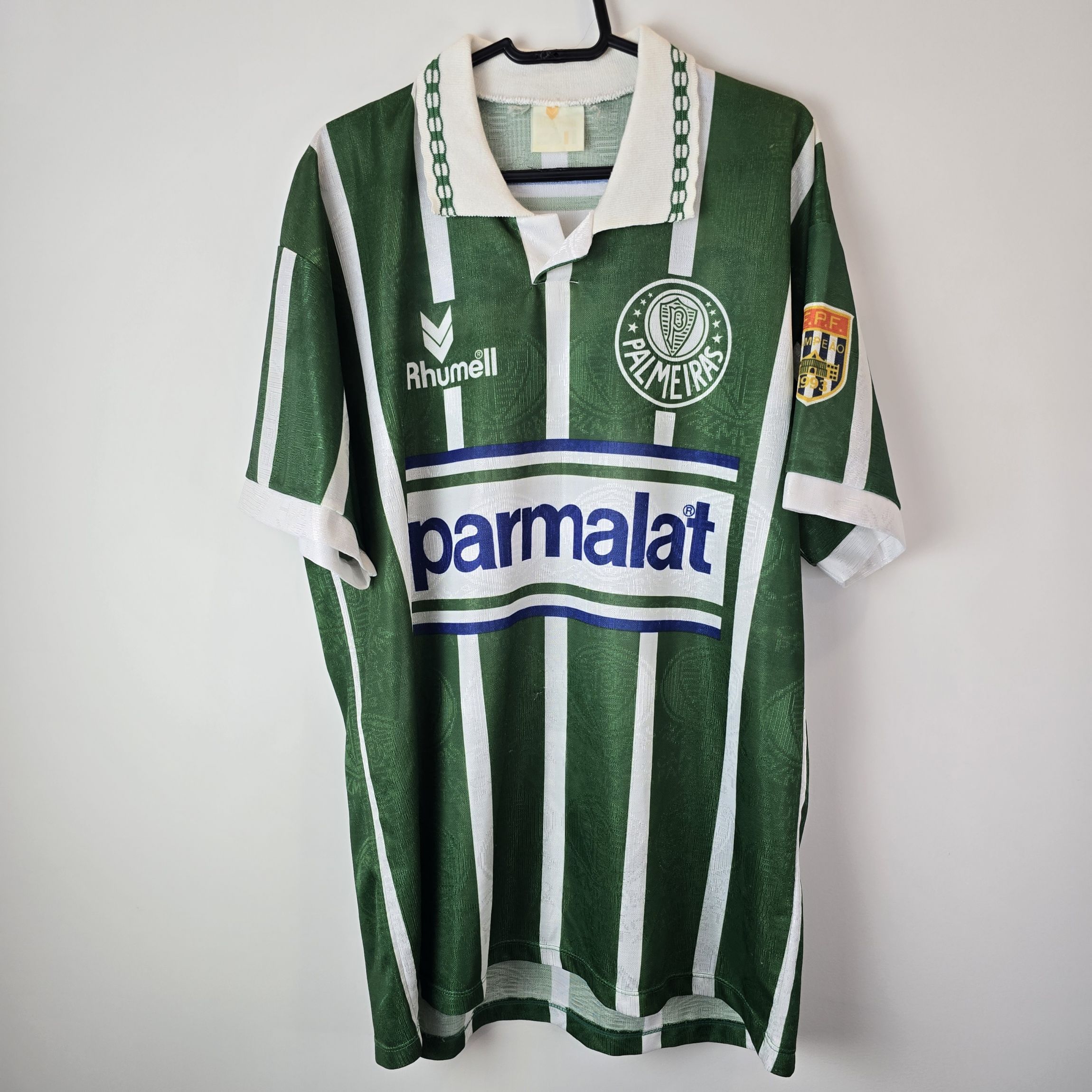 ★90s★Rhumell★Parmalat★パルメイラス★93年★ユニフォーム★ Comprar Camisa ORIGINAL Palmeiras Rhumell Parmalat 1993/1994 Verde