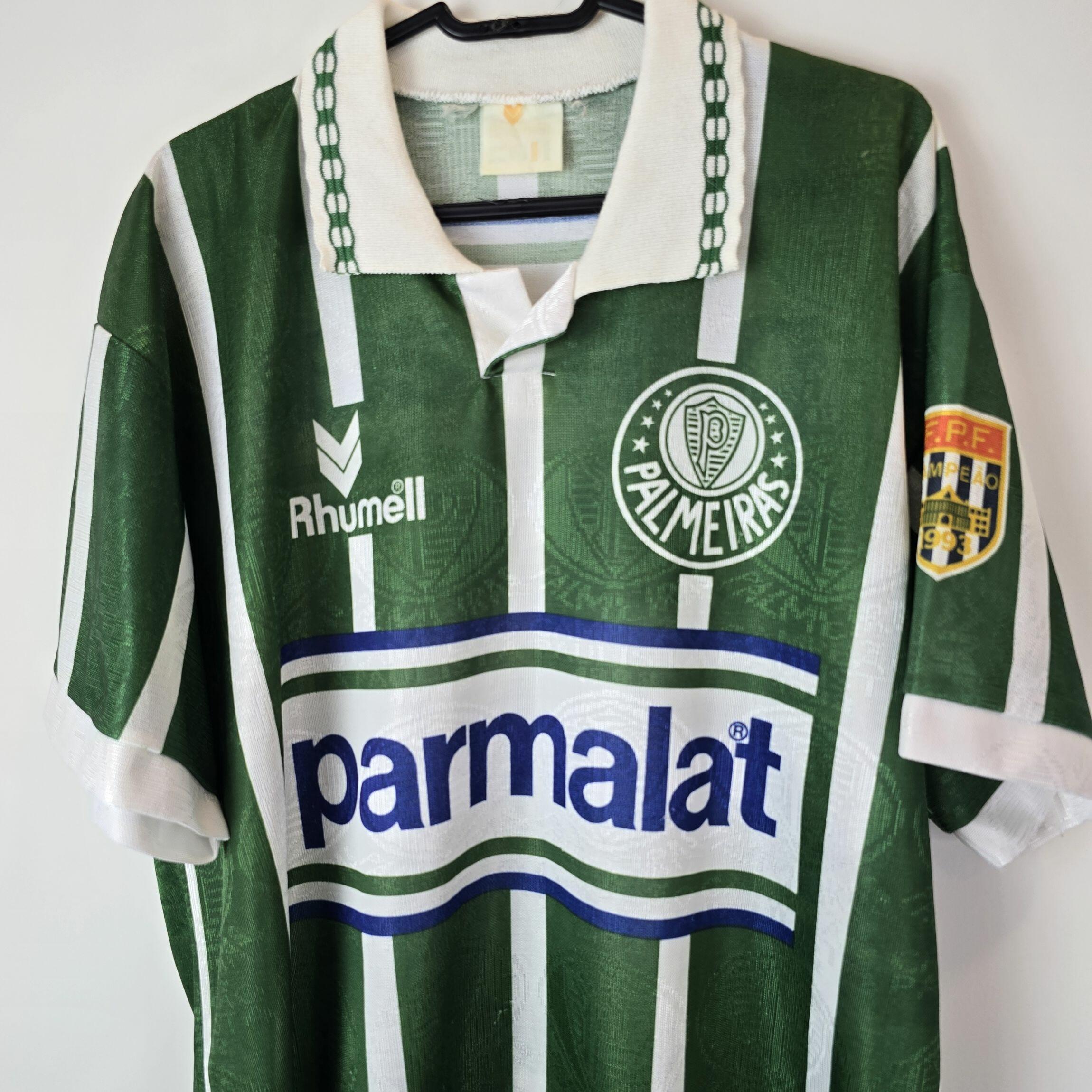 Comprar Camisa ORIGINAL Palmeiras Rhumell Parmalat 1993/1994 Verde